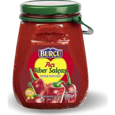 BURCU BIBER SALCA CAM 1500GR ACI*6