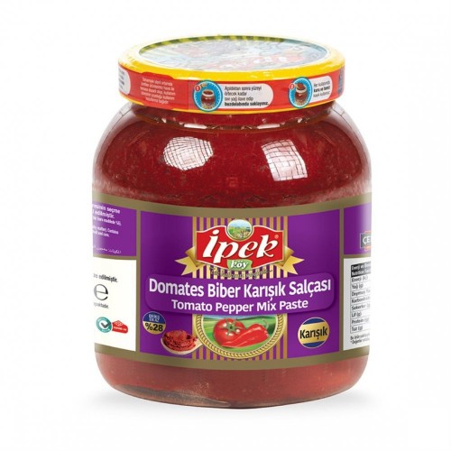 İPEK TOMATE PÂTE DE POIVRE PLASTİQUE 1600 GR*6