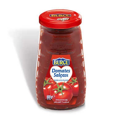 BURCU TOMATO PASTE GLASS 600GR * 12