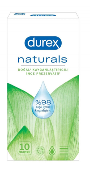 DUREX PREZERVATİF 10 LU NATURALS*12