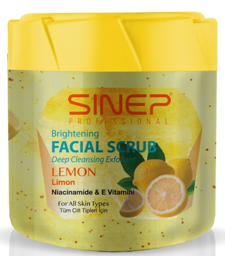 SINEP (14271) 400 ML FACE & BODY LEMON PEELING*24