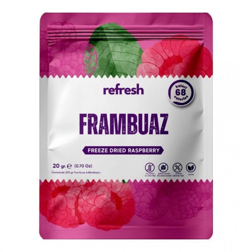 REFRESH FREEZE 20 GR KURUTULMUŞ FRAMBUAZ*12
