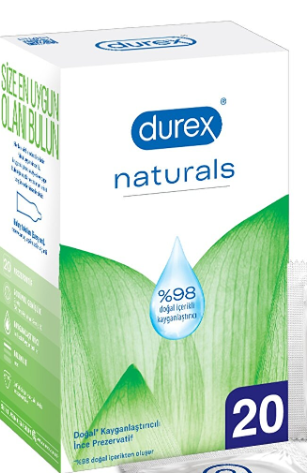 DUREX PRESERVATIF 20PCS NATUREL *6