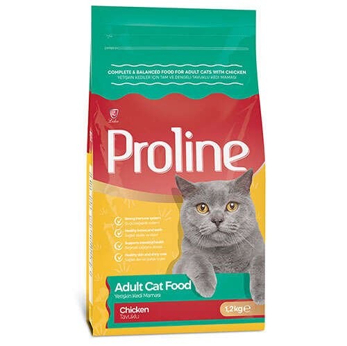 PROLİNE YETİŞKİN KEDİ MAMASI 1,2 KG TAVUK *14