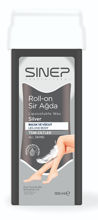 SINEP (15003) CARTE ROULEAU 100 ML.SIR WAX ARGENT*24