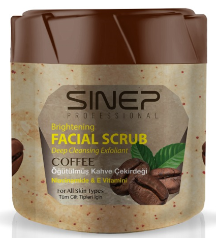 SINEP (14269) 400 ML FACE & BODY COFFEE PEELING*24