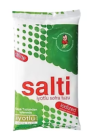 SALTİ 1500 GR İYOTLU SOFRA TUZU *12