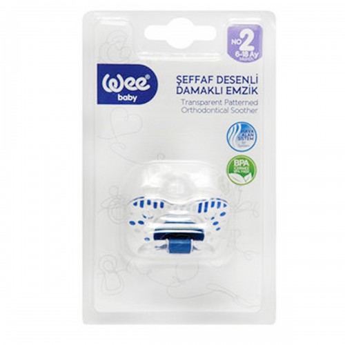 WEE BABY ORTHODONTIC SOOTHER WITH PATTERNS NO: 2 * 24