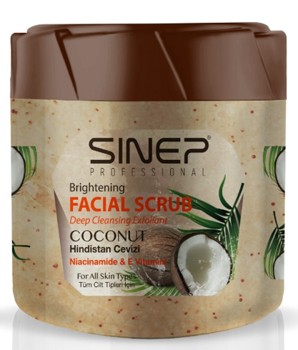 SINEP (14266) 400 ML FACE & BODY COCONUT PEELING*24