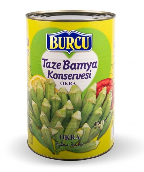 BURCU 4 KG KONSERVE TAZE BAMYA*6