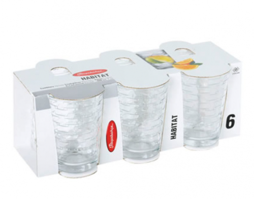 (52499)PAŞABAHÇE WATER GLASS (HABITAT)*6LI*8