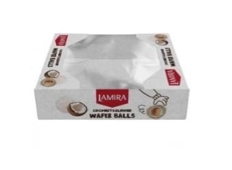 LAMİRA 1000 GR HİNDİSTAN CEVİZİ BADEM GOFRET TOPLARI*6