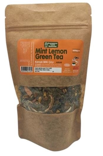 ALYA 100 GR KRAFT NANE LİMON YEŞİL ÇAY*24
