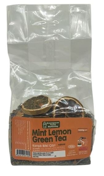 ALYA 100 GR POŞET NANE LİMON YEŞİLÇAY*24