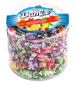 SENCER DAMIX 350 GR FRUIT FILLED SOFT CANDY PVC*12