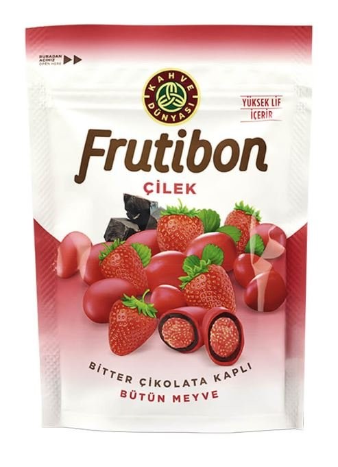 KAHVE DÜNYASI FRUTİBON 50 GR STRAWBERRY*12