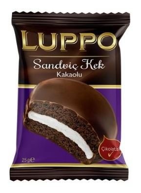 ŞÖLEN LUPPO SANDVİÇ KEK KAKAOLU 25GR*24