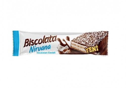 ŞÖLEN BİSCOLATA NİRVANA HİNDİSTAN CEVİZLİ 26GR*24