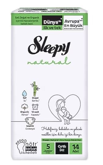 SLEEPY SINGLE NATURAL -COMPT JUMBO JUNIOR NO:5 (14PCS)*6