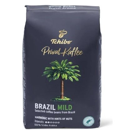 TCHİBO 500GR PRİVAT BRAZİL MİLD ÇEKİRDEK KAHVE*6