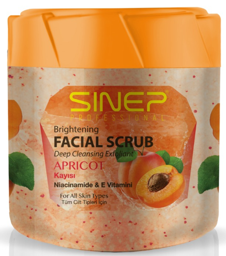 SINEP (14262) 400 ML YÜZ & VÜCUT KAYISI PEELİNG*24