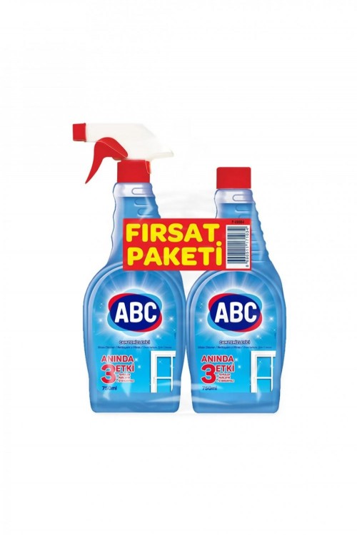 ABC GLASS CLEANER 750+750ML*10