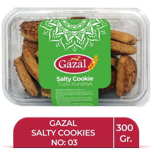 GAZAL 300 GR SALT COOKIES (03)*20