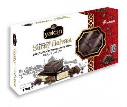 YALÇIN 170 GR ÇİKOLATA KAPLI SARAY HELVASI*20
