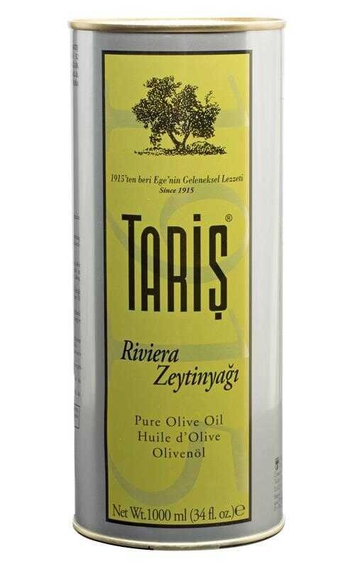 TARİŞ RİVIERA 1 LT OLIVE OIL TIN*12