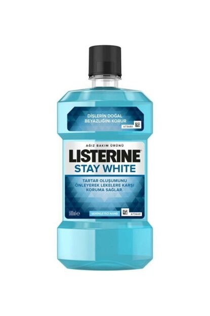 LİSTERİNE 500 ML STAY WHİTE*6