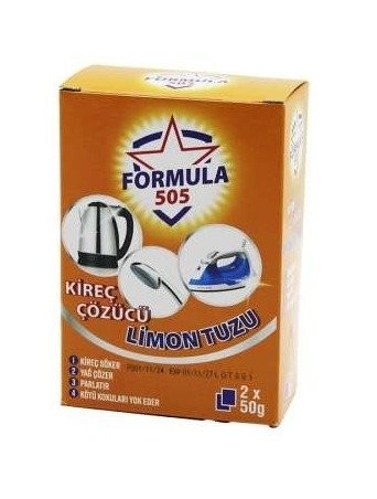 FORMULA 505 K.ÇÖZÜCÜ LİMON TUZU 2*50 GR*24