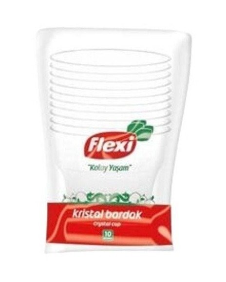 FLEXİ KRİSTAL BARDAK 10'LU*125