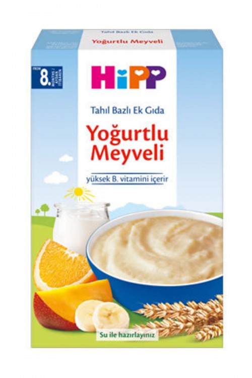 HİPP ORGANİK YOĞURTLU MEYVELİ TAHIL 250 GR*6