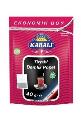 KARALİÇAY TİRYAKİ DEMLİK POŞET SİYAH 25*40 GR*12
