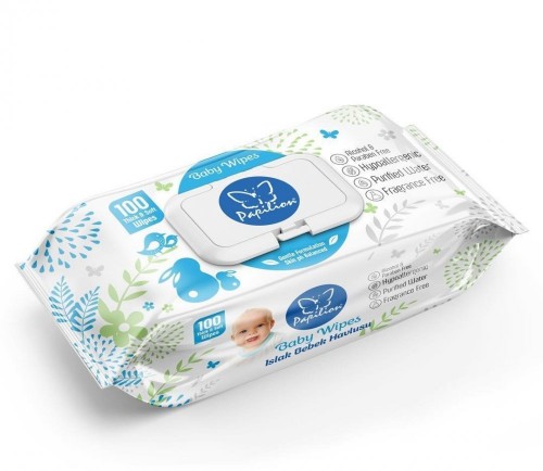 PAPİLİON ISLAK HAV.KPKLI 100LU BABY*18