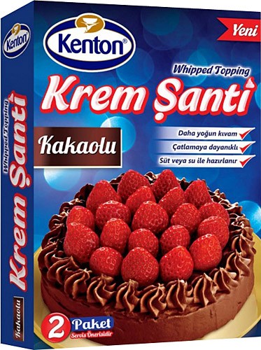 KENTON WHIPPED CREAM WİTH COCOA 150GR*12