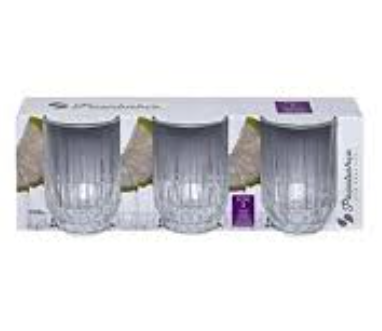 (520565)PAŞA BAHÇE SERENITY SOFT DRINK GLASS 3 PCS*8