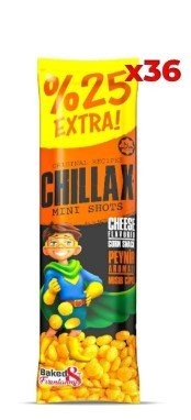 CHİLLAX 25 GR MINI CHEESE CHIPS*36