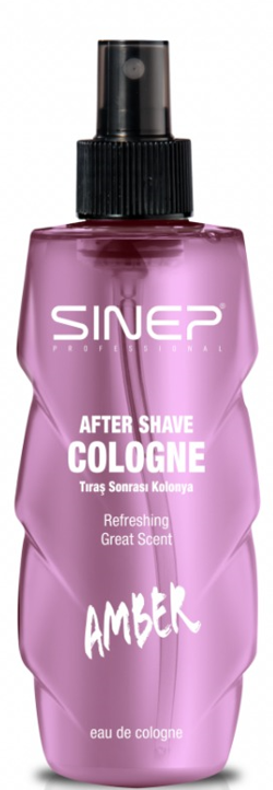 SINEP (14249) 400 ML AFTER SHAVE COLOGNE AMBER*24