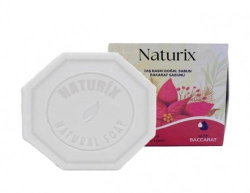 NATURİX 125 GR TAŞ BASKI SABUN BACCARAT*24
