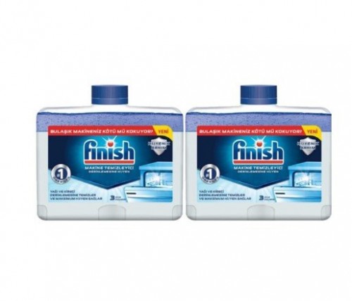 FİNİSH MAK.TEMİZLEYİCİ 250ML+250ML*8
