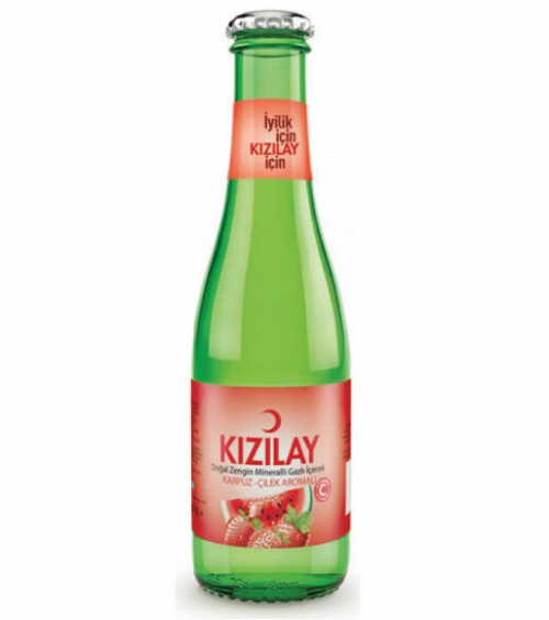 KIZILAY 200ML KARPUZ-ÇİLEK SODA*24