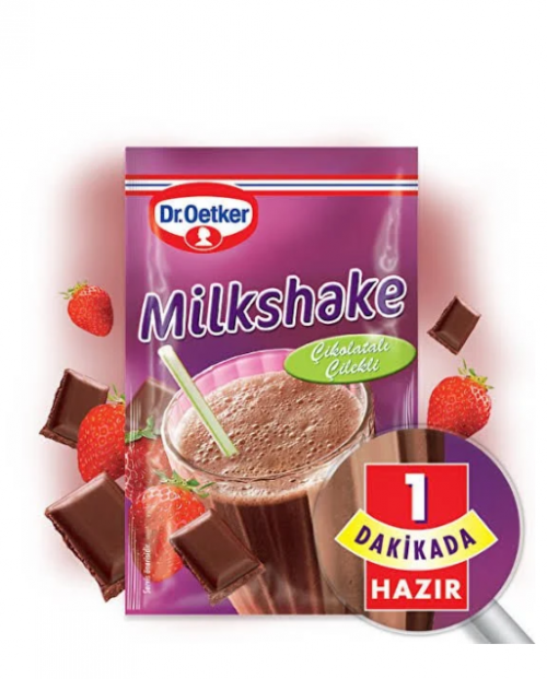 DR.OETKER MILKSHAKE 24 GR CHOCOLATE-STRAWBERRY*24