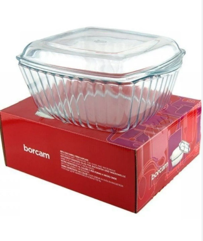 (59039)PAŞABAHÇE BORCAM SQUARE POT*4