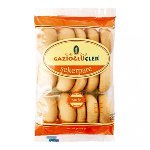 GAZİ 260 GR ŞEKERPARE SADE*30