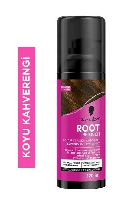 ROOT RETOUCHER 120 ML KOYU KAHVE SPREY*18