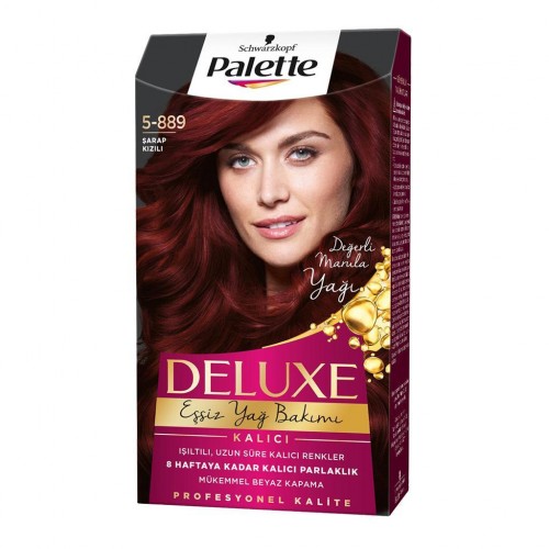 PALETTE DELÜXE 5-889 HAIR DYE WINE RED * 3