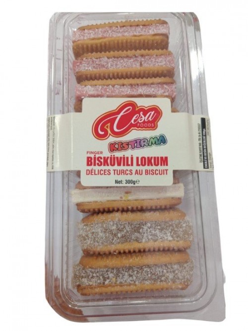 CESA 300 GR FİNGER BİSKÜVİLİ LOKUM*24