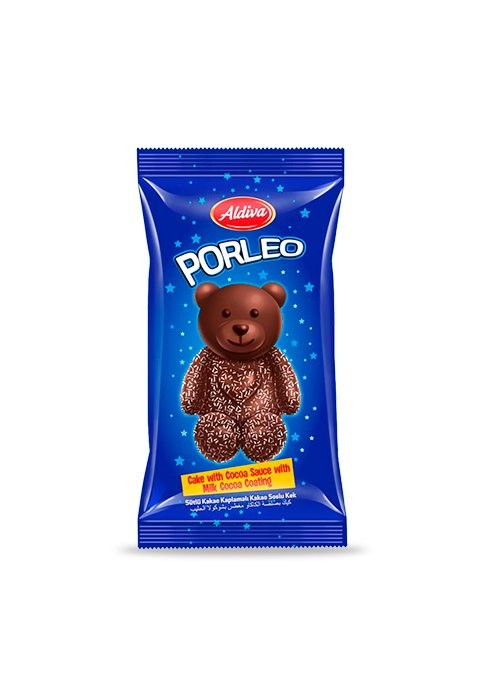 ALDİVA (30311325) PORLEO COCOA BEAR CAKE 50 GR*24