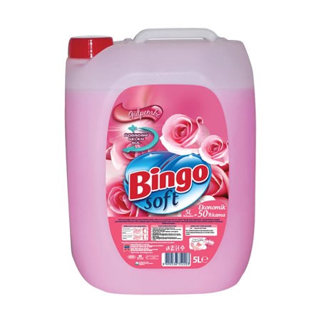 BINGOSOFT ADOUCISSANT 5 KG ROSE * 4